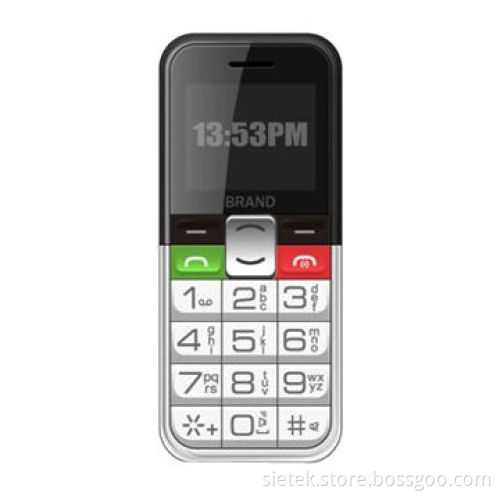 GSM Senior Phone with SOS Emergency Button, FM Radio, Calendar and Clock Bluetooth Functions